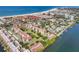 Beautiful aerial view of the real estate with oceanfront access at 6285 Midnight Pass Rd # 403, Sarasota, FL 34242