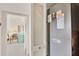 The hallway opens to a bedroom with bright decor and plenty of natural light at 6285 Midnight Pass Rd # 403, Sarasota, FL 34242
