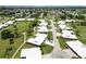 Expansive aerial view of a neighborhood with well-maintained landscaping and white rooftops at 6615 12Th Ave W W Ave, Bradenton, FL 34209