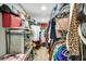 Walk-in closet with lots of storage and shelving at 997 28Th Avenue E Dr, Bradenton, FL 34208
