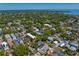 A spacious aerial captures the property's location, surrounded by a serene residential area filled with lush tree coverage at 1140 Oak Ne St, St Petersburg, FL 33701