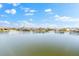 Scenic waterfront homes boast picturesque views of the serene lake, creating a tranquil neighborhood setting at 1211 Spoonbill Landings Cir, Bradenton, FL 34209