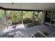 Screened patio overlooking the backyard at 13406 Leatherbury Ave, Port Charlotte, FL 33953
