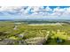 Scenic aerial view capturing the community, pond, and surrounding landscape at 14921 Barrows Bluff Ter, Bradenton, FL 34212