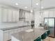 Bright kitchen featuring stainless steel appliances, modern cabinets, and granite countertops at 14921 Barrows Bluff Ter, Bradenton, FL 34212