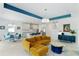 The open floor plan seamlessly integrates the living room, kitchen, and dining area, ideal for social gatherings at 14921 Barrows Bluff Ter, Bradenton, FL 34212