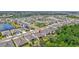 Aerial view of houses near water at 17032 Harvest Moon Way, Bradenton, FL 34211