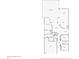 Floor plan detailing first floor featuring primary bedroom, kitchen, living room, screened patio, and garage at 235 Dahlia Ct, Bradenton, FL 34212