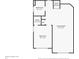 Second floor floor plan featuring living room, bedroom, bathroom, closet and stairs at 235 Dahlia Ct, Bradenton, FL 34212