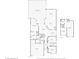 Detailed floor plan showcasing the layout of the home including the bedrooms, bathrooms, and living spaces at 235 Dahlia Ct, Bradenton, FL 34212