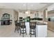 Well-appointed kitchen featuring a center island with seating, great for entertaining at 4700 Mainsail Dr, Bradenton, FL 34208