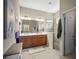 Bathroom with double vanity, and a walk-in shower at 4734 Claremont Park Dr, Bradenton, FL 34211