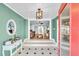 Welcoming foyer with views into the living room, highlighting an open-concept design at 5012 Eastchester Dr, Sarasota, FL 34234