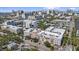 An aerial view shows city condos near downtown with easy access to shops, restaurants, and the bay at 555 N Orange Ave # 307, Sarasota, FL 34236