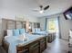 Bright, modern bedroom with two queen beds and a view of the outdoor area at 6012 11Th W Ave, Bradenton, FL 34209