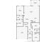 Detailed floor plan showcasing the layout of the home, including room dimensions and placement at 6240 Falcon Lair Dr, North Port, FL 34287