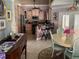 Open concept kitchen boasts updated cabinets and a large island for dining and food prep at 652 N Elm St, Englewood, FL 34223