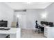 Bright home office features two desks and ample workspace at 6617 Cheswick St, Sarasota, FL 34243