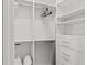 Ample closet space with custom shelving provides convenient storage solutions at 18114 Gawthrop Dr # 402, Bradenton, FL 34211