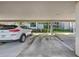 Assigned covered parking space available for your convenience at the condo building at 18114 Gawthrop Dr # 402, Bradenton, FL 34211