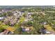 Aerial view of a charming neighborhood with mature trees and well-maintained homes under a sunny sky at 3619 Elm St, Ellenton, FL 34222