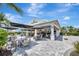 Outdoor Bahama Bar with ample seating, umbrellas, and a relaxed atmosphere for social gatherings at 3679 Santa Caterina Blvd, Bradenton, FL 34211