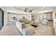 Bright and airy living space with open flow to kitchen, perfect for entertaining and Gathering life at 3679 Santa Caterina Blvd, Bradenton, FL 34211