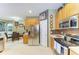 A kitchen featuring stainless steel appliances and oak cabinets at 4211 30Th E Ln, Bradenton, FL 34208