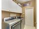 Functional laundry room with modern appliances, ample storage, and a convenient layout at 4211 30Th E Ln, Bradenton, FL 34208
