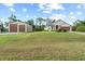 Charming home with lush front lawn and detached garage, perfect for storage or hobbies at 4466 Manila Ave, North Port, FL 34288