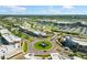 High angle aerial view showing access roads and shopping area at 8209 72Nd E St, University Park, FL 34201