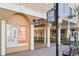 Exterior shot of the new home info center, featuring community maps and local business listings at 8209 72Nd E St, University Park, FL 34201