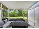 Relaxing screened-in porch with a comfortable seating area, perfect for outdoor enjoyment at 8209 72Nd E St, University Park, FL 34201