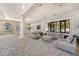 Spacious lobby with seating, large windows, and elegant architectural details at 1241 Gulf Of Mexico Dr # 803, Longboat Key, FL 34228
