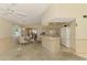 Open kitchen with breakfast bar overlooking the dining area, perfect for renovations at 1271 Nantucket Rd, Venice, FL 34293