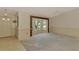 Spacious living room with bay window, tiled entry, and neutral wall tones at 1271 Nantucket Rd, Venice, FL 34293