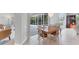 Cozy dining area with table and chairs, overlooking the screened outdoor space at 1311 Tuscany Blvd, Venice, FL 34292