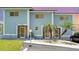 Charming condo with a private entrance and tropical landscaping, including palm trees at 1424 Mediterranean Dr # 112, Punta Gorda, FL 33950