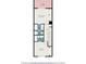Upstairs floor plan featuring bedrooms, hall, balcony, and multiple bathrooms for added convenience at 1424 Mediterranean Dr # 112, Punta Gorda, FL 33950