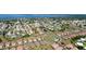 Aerial view of a residential neighborhood highlighting the community layout and landscaping at 1503 Calle Grand St, Bradenton, FL 34209