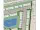 Community map showing home placements and amenities at 15188 Cuzcorro Ct, Nokomis, FL 34275