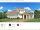 New construction home with primary colors and trim selections shown at 17927 Palmiste Dr, Bradenton, FL 34202
