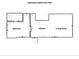 Detailed floor plan of the apartment ADU highlighting the bedroom, kitchen, and living room layout at 2655 Bay St, Sarasota, FL 34237