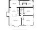 Detailed floor plan showcasing layout with kitchen, living, dining, bedrooms and bath areas at 2655 Bay St, Sarasota, FL 34237