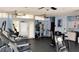 Fitness center featuring modern exercise equipment for residents at 3002 Sail Pointe Cir # 1B, Venice, FL 34293