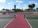 Outdoor pickleball courts offer an active recreational space at 3002 Sail Pointe Cir # 1B, Venice, FL 34293