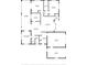 Floor plan showing layout of bedrooms, bathrooms, kitchen, and living room at 3105 Gulfgate Dr, Sarasota, FL 34231