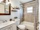 Updated bathroom with tiled shower and tub, modern fixtures, and ample lighting at 4542 19Th S Ave, St Petersburg, FL 33711