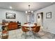 Cozy dining area adjacent to the kitchen, featuring stylish seating and modern lighting at 4542 19Th S Ave, St Petersburg, FL 33711