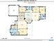 Detailed floor plan showcasing the layout, dimensions, and spatial relationships of rooms in the home at 4625 Deer Creek Blvd, Sarasota, FL 34238